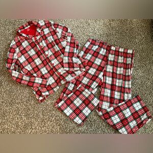 Plaid Christmas Pajamas Adult XL